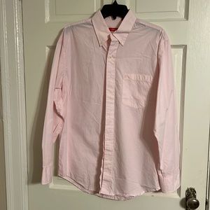 Izod Pink Mens Dress Shirt